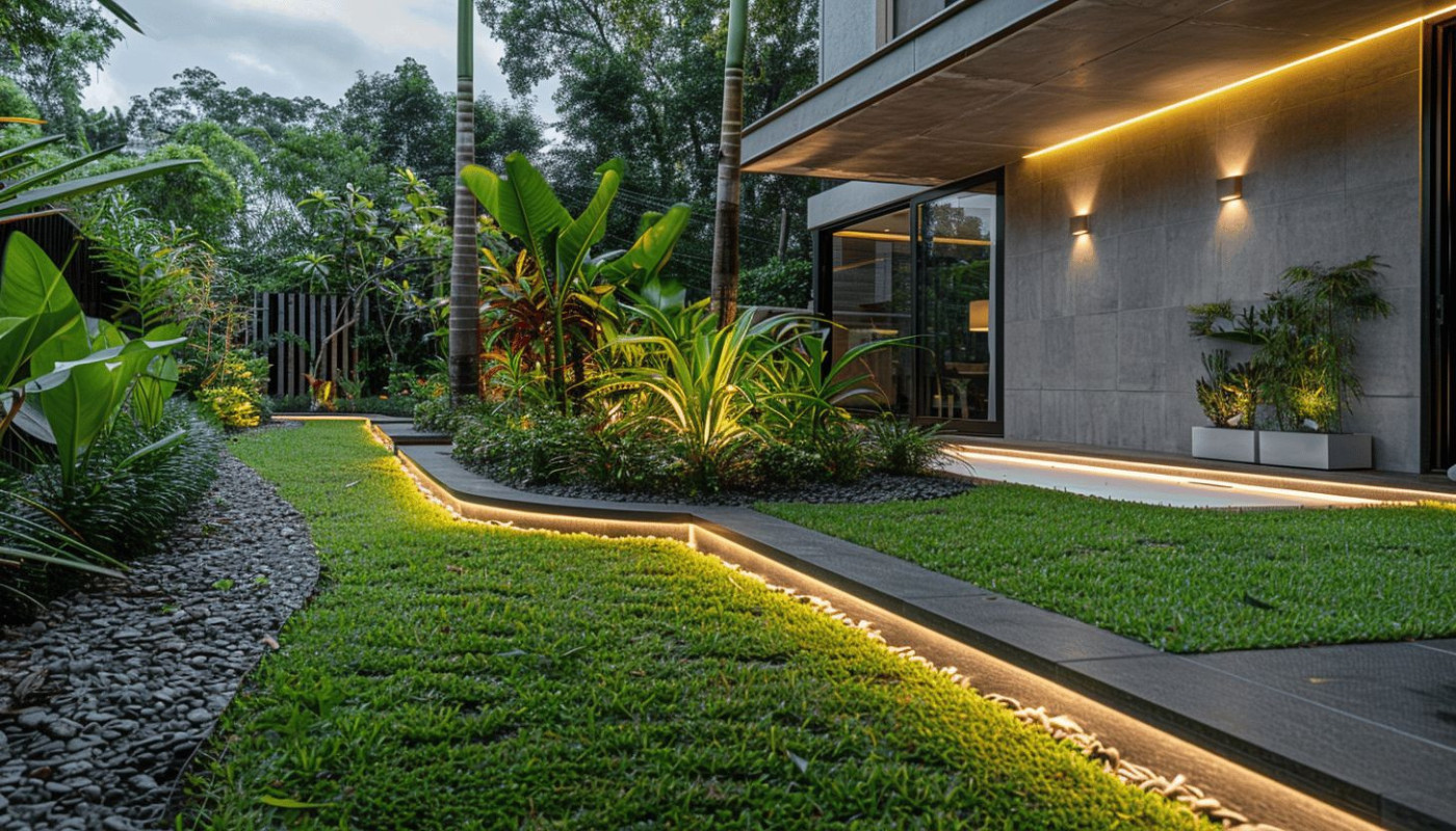 Éclairage LED pour le jardin avantages et guide d'installation