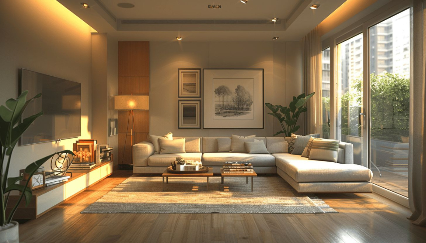 Maximiser l'espace dans un petit appartement moderne