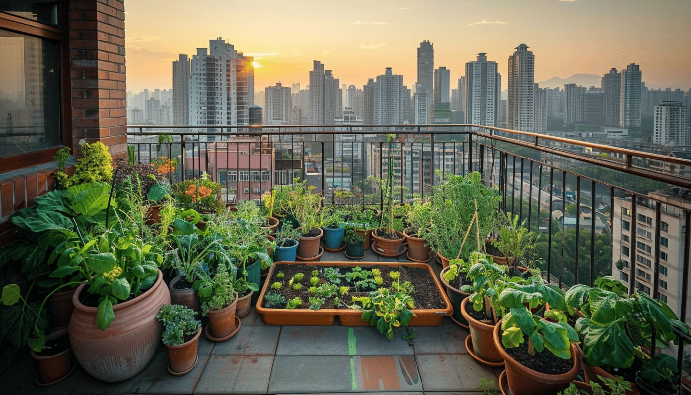 Optimisation de balcon petit espace grandes possibilités pour jardiner en ville