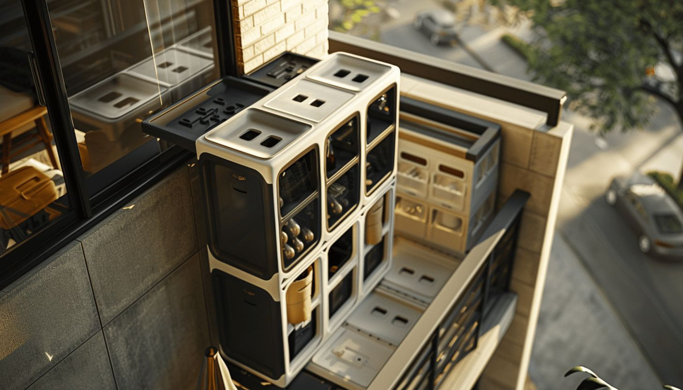 Solutions de rangement créatives pour les petits espaces extérieurs